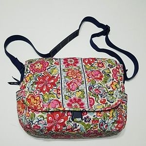 Vera Bradley Floral Messenger Bag